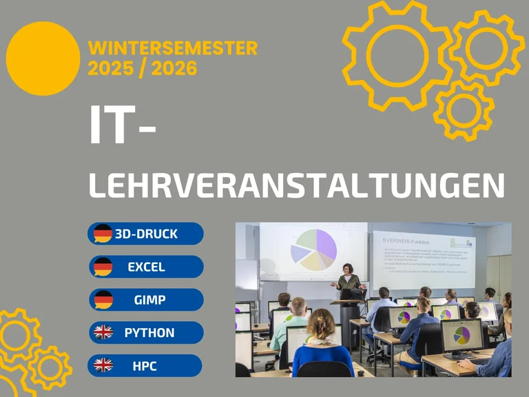 IT-Lehrveranstaltungen im Wintersemester 2025/2026